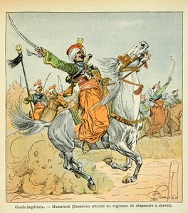 Mamluk of the Imperial Guard by Louis Charles Bombled