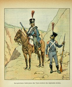 The provinces bordering the Turks had Croatian regiments