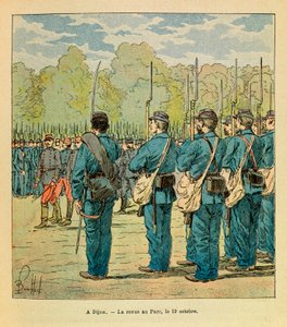 In Dijon, the magazine of the National Guard at the Park on October 19 by Louis Charles Bombled