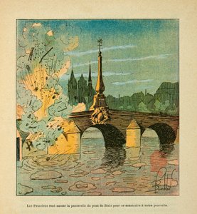 The Army of the Loire: Prussians Blow Up the Bridge of Blois in January 1871
