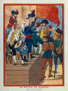 The Great Days of the Hotel de Ville of Paris by A. Mercier, Illustrated by Louis Bombled: On July 22