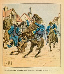 In December 1870, a patrol of seven Prussian horsemen was destroyed in Morey by Vosgians snipers