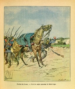 The Eastern Army: November 1870, during the battles of Brazey, Major Prussian Saint Ange is shot down
