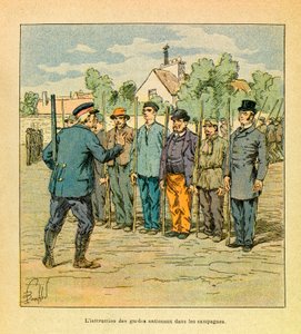 The training of national guards in the campaigns to defend the territory