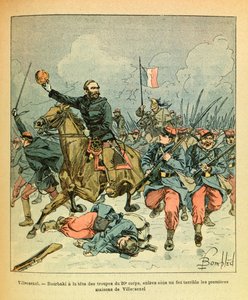January 1871, General Bourbaki at the head of the troops of the 20th Corps took away under a terrible fire the first