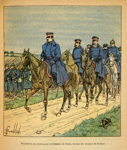 The Eastern Army of Eugene Sergeant, Illustrated by Louis Bombled: General Werder and His General Staff of Dijon