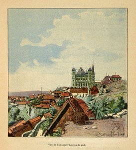 The War in Madagascar: View of Tananarive Taken from the South in the 19th Century