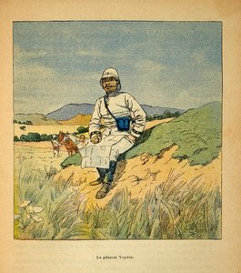 The War in Madagascar: Portrait of General Voyron