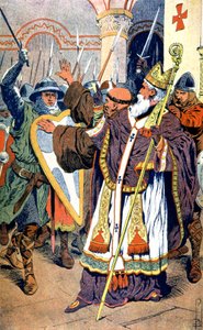 The murder of St. Thomas Becket