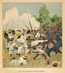 The Malagasy Seized a Cannon during the Ambolomonty Battles in 1895