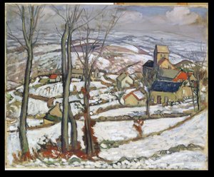 Village in the Snow, c.1910-11