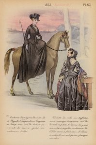 French fashion: 1853, Napoleon III by Louis Colas
