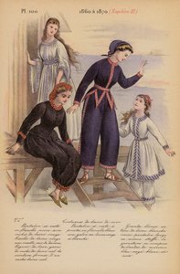 French fashion: 1860 to 1870, Napoleon III by Louis Colas
