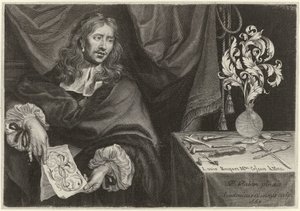 Title Print with the Portrait of Louis Roupert by Louis Cossin