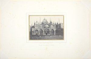 Church of St. Mark in Venice by Louis Désiré Blanquart Evrard