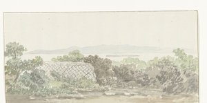 View of the Ruins of the Theater in Brindisi (series title: Voyage en Italie, en Sicile et à Malte - 1778) by Louis Ducros