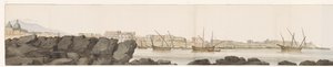 View of the Port of Catania (Voyage en Italie, en Sicile et à Malte - 1778) by Louis Ducros