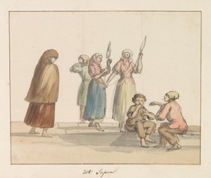 Costumes of the Island of Gozo by Louis Ducros