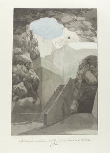 Remarkable Lava Rocks from 1669 Near the City Walls of Catania (Voyage en Italie, en Sicile et à Malte - 1778) by Louis Ducros