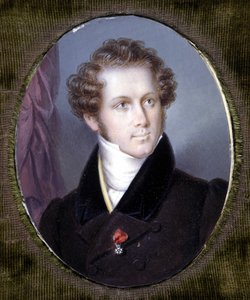 Portrait of Vincenzo Bellini (Miniature by Dupré)
