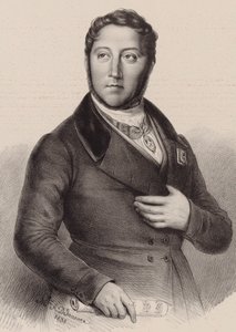 Portrait of the composer Gioachino Antonio Rossini 1792-1868
