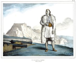 A Suliote in Corfu, Nicolo Pervoli, in 