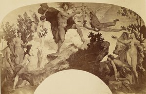 Apollo Receiving the Lyre by Louis Emile Durandelle