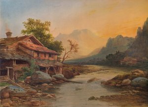 Swiss Mountain Village, 1831