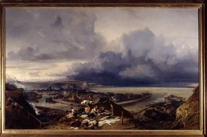 View of the Port of Dieppe in Normandy