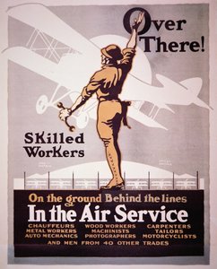 American recruiting poster for the Air Service by Louis Fancher