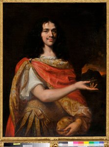 Portrait of a comedian of Moliere