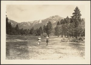 Figures in Mountain Landscape by Louis Fleckenstein