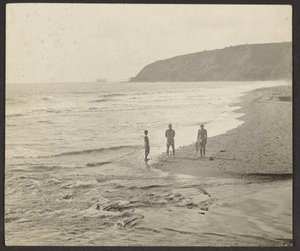Figures on Beach by Louis Fleckenstein
