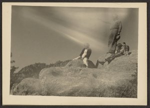 Figures on Rocks by Louis Fleckenstein
