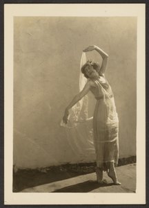 Florence Dancing on Rooftop by Louis Fleckenstein