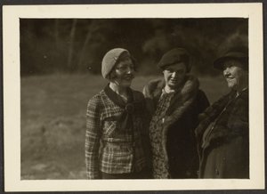 Florence and Mrs. Fleckenenstein with Third Woman Outside by Louis Fleckenstein