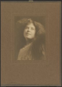 Girl with Loosened Hair by Louis Fleckenstein