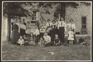 Group Portrait Outside Building