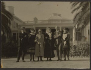 Group Portrait Outside Building