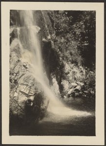 Landscape with Waterfall by Louis Fleckenstein