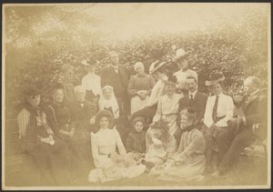 Large Group Family Portrait by Louis Fleckenstein