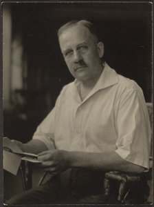 Man Holding Letter by Louis Fleckenstein