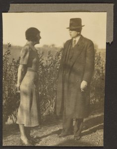 Man and Woman at Hedge