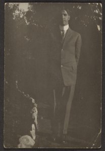 Man on Path by Louis Fleckenstein