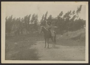 Miss Fleckenstein in the High Sierras by Louis Fleckenstein