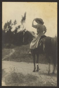 Miss Fleckenstein in the High Sierras by Louis Fleckenstein