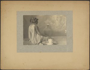 Model in Classical Costume by Louis Fleckenstein