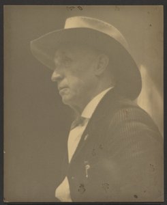 Portrait of a Man Wearing a Stetson