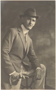 Portrait of a Man with Cane and Gloves