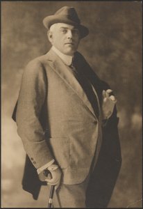 Portrait of a Man with Cane and Gloves